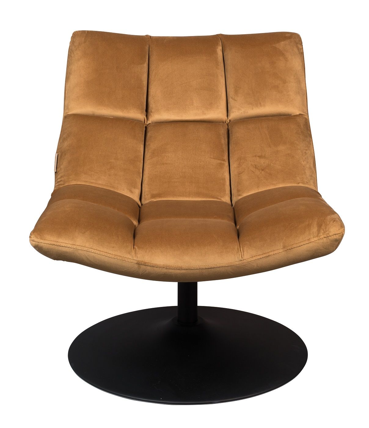 Dutchbone Bar Lounge Chair, w. velour Golden Brown