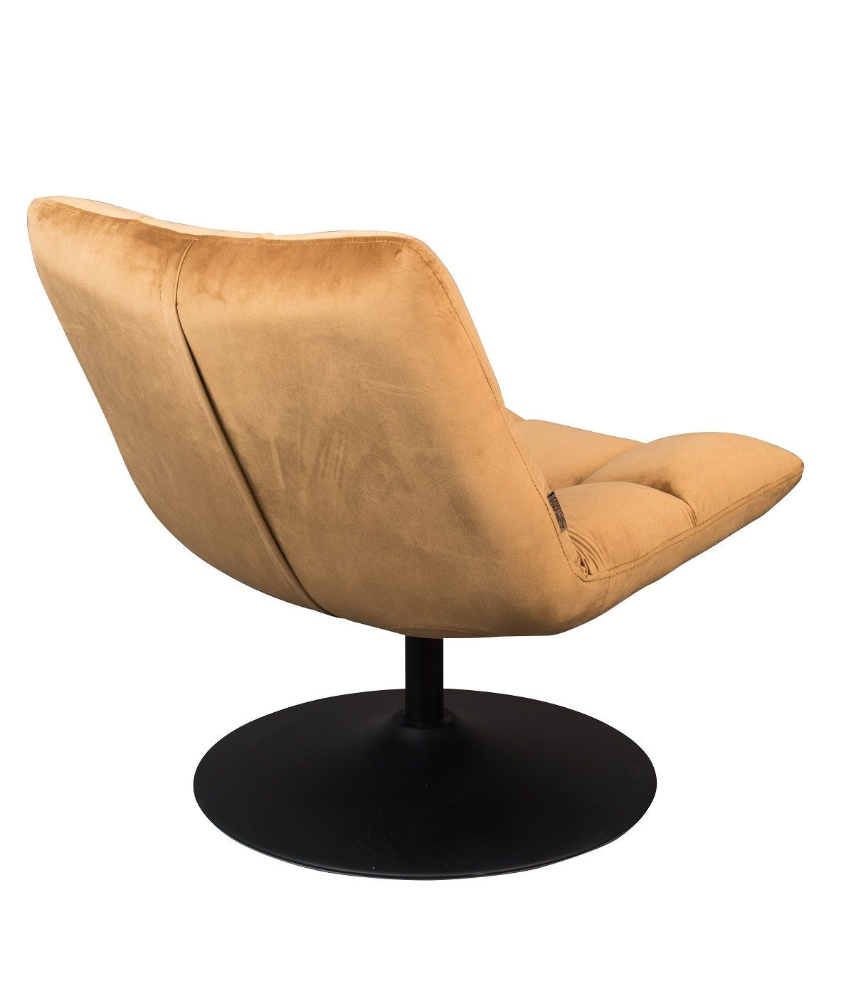 Dutchbone Bar Lounge Chair, w. velour Golden Brown