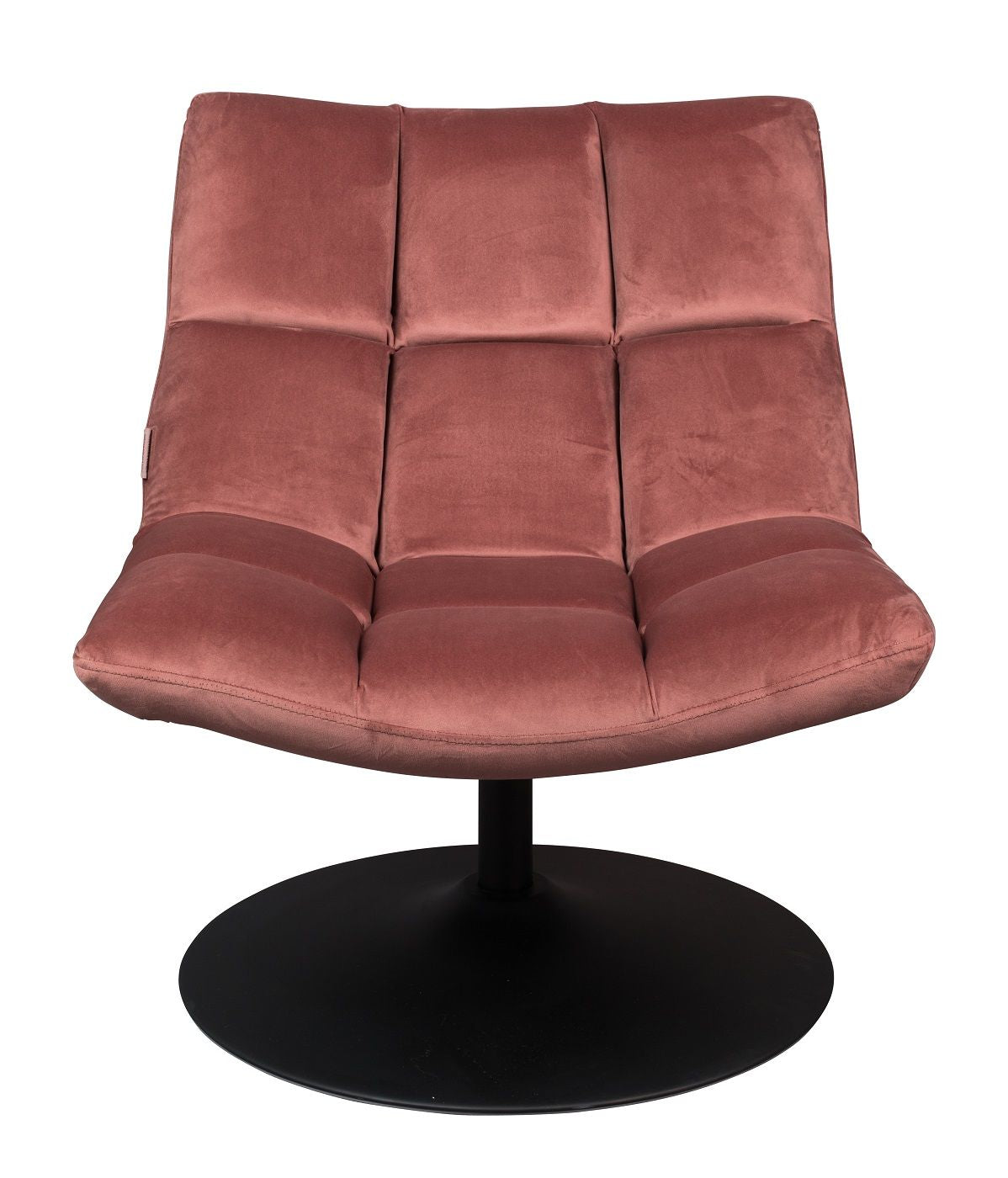 Dutchbone Bar Lounge Chair with Velvet Pink