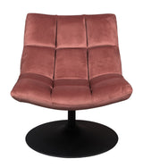 Dutchbone Bar Lounge Chair with Velvet Pink