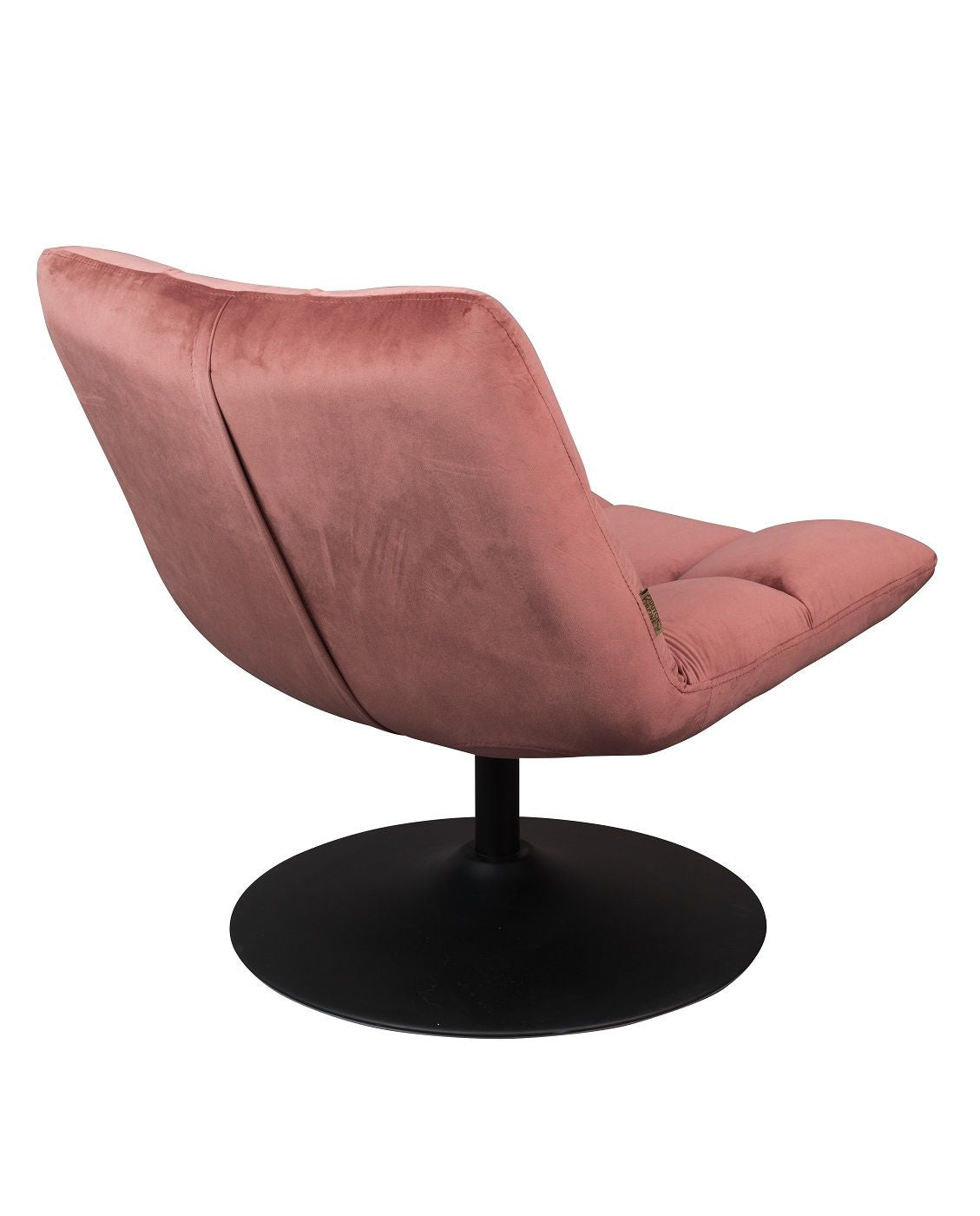 Dutchbone Bar Lounge Chair with Velvet Pink