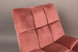 Dutchbone Bar Lounge Chair with Velvet Pink