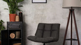 Dutchbone Bar Lounge Chair, Dark Gray