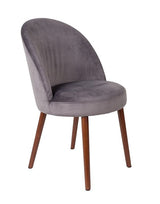 Dutchbone Barbara Dining chair, Gray velvet