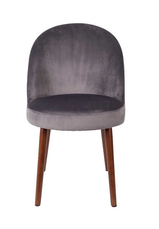 Dutchbone Barbara Dining chair, Gray velvet