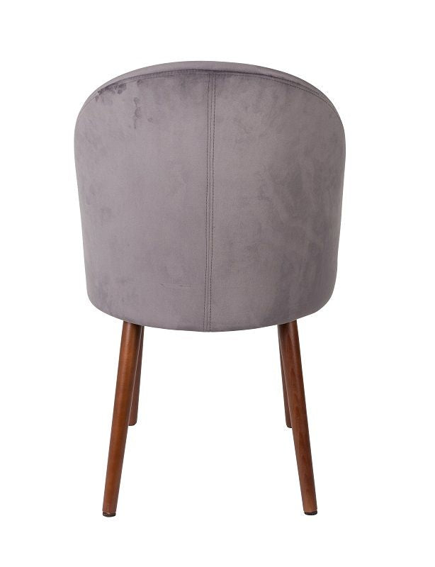 Dutchbone Barbara Dining chair, Gray velvet