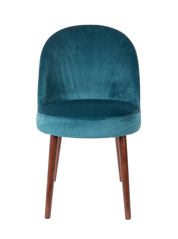 Dutchbone Barbara Dining chair, Petrol velour