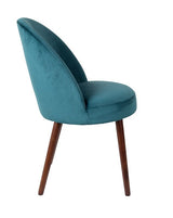 Dutchbone Barbara Dining chair, Petrol velour