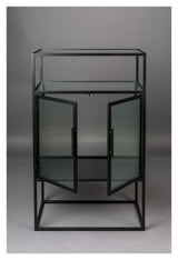 Dutchbone Boli Vitrine Cabinet - Black/Glass, H105