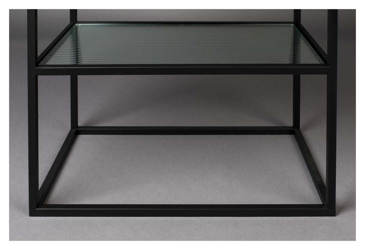 Dutchbone Boli Vitrine Cabinet - Black/Glass, H90