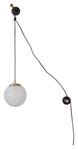 Dutchbone Bulan Wall Lamp, Frosted White