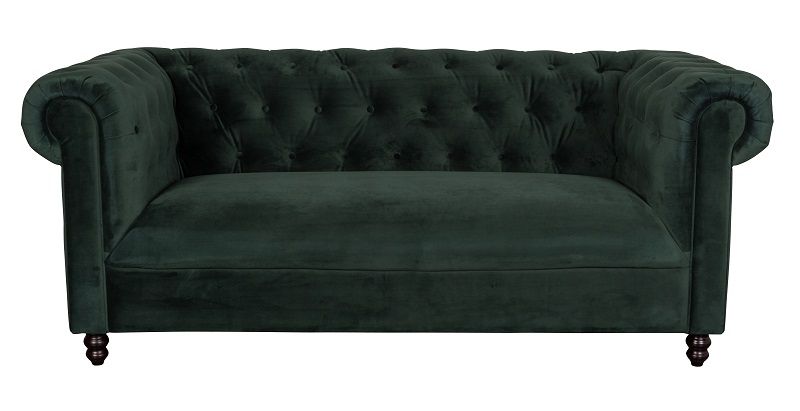 Dutchbone Chester 2-pers. Sofa Dark Green