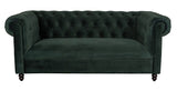 Dutchbone Chester 2-pers. Sofa Dark Green