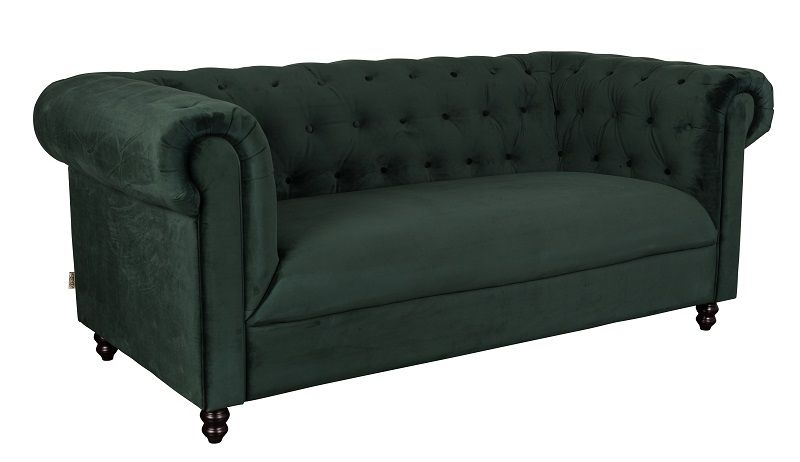 Dutchbone Chester 2-pers. Sofa Dark Green