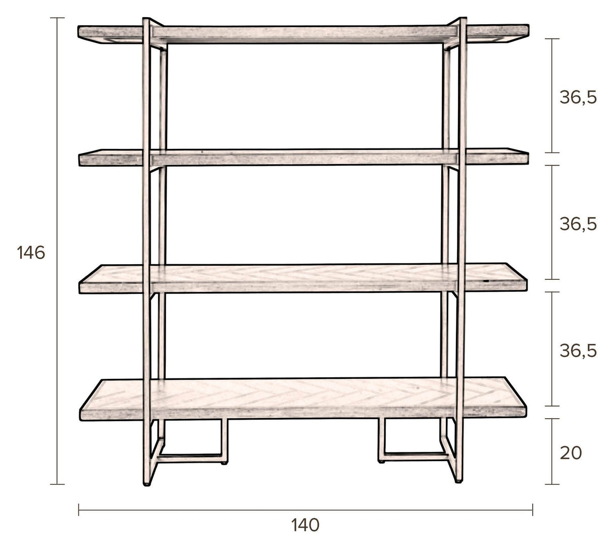 CLASS Shelf, Oak