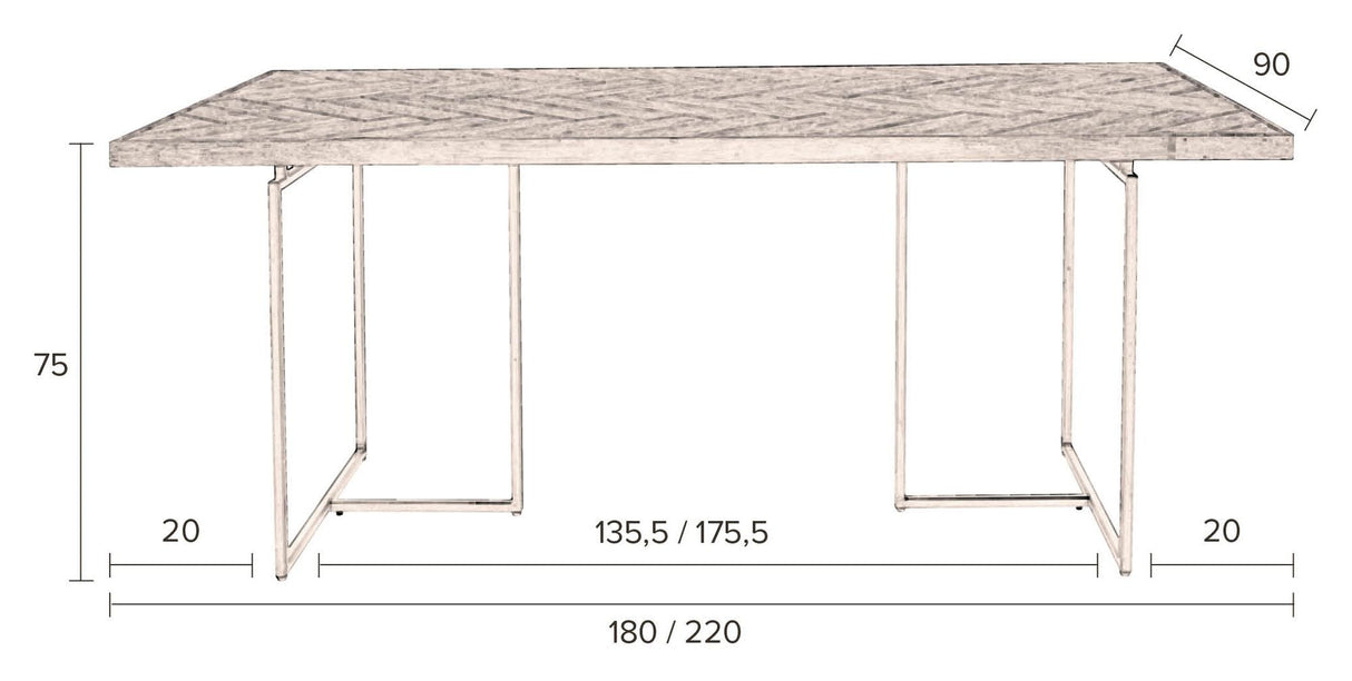 Dutchbone Class Dining Table Acacie