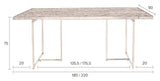 Dutchbone Class Dining Table 90x220, Acacie