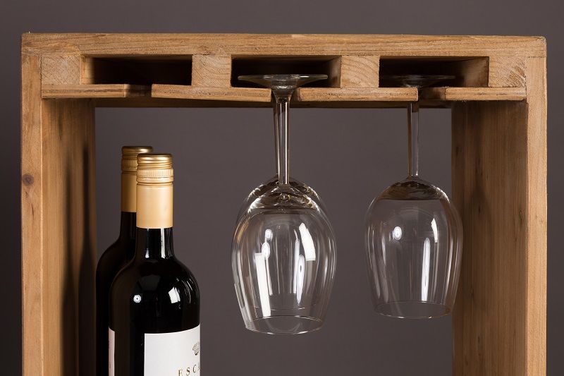 Dutchbone Claude Wine Cabinet, Nature