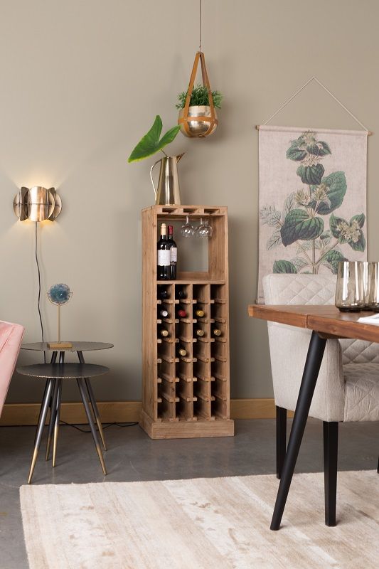 Dutchbone Claude Wine Cabinet, Nature