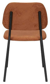 DARBY Dining chair, Terracotta