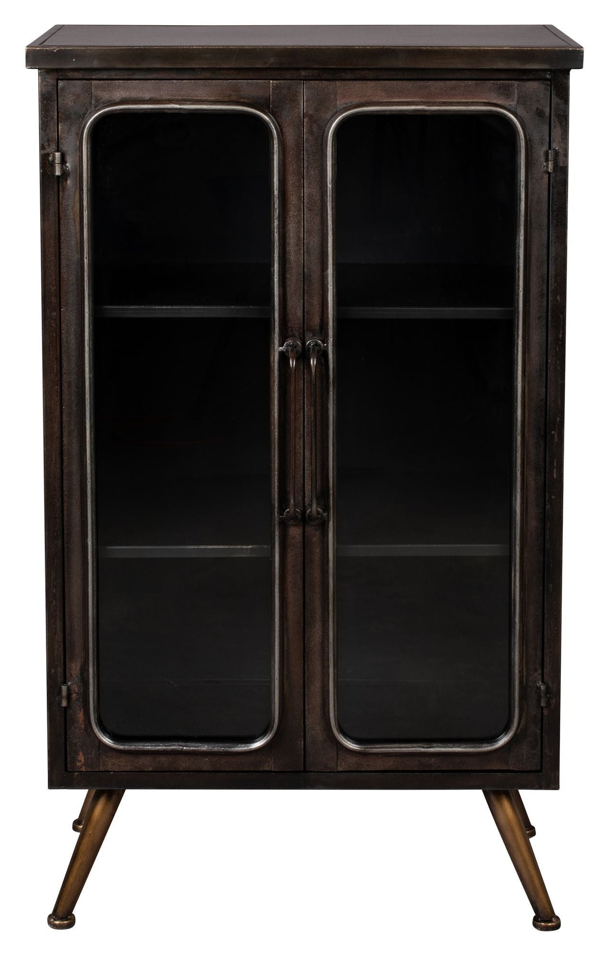 Dutchbone Denza Vitrine cabinet, Iron/Glass