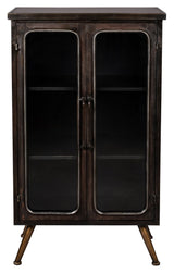 Dutchbone Denza Vitrine cabinet, Iron/Glass