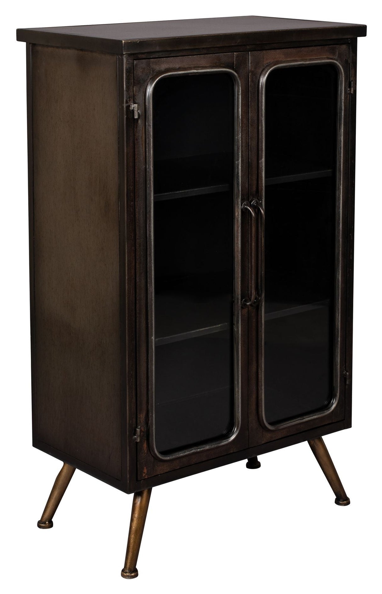 Dutchbone Denza Vitrine cabinet, Iron/Glass