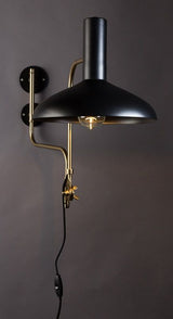 Dutchbone Devi Wall Lamp, Black