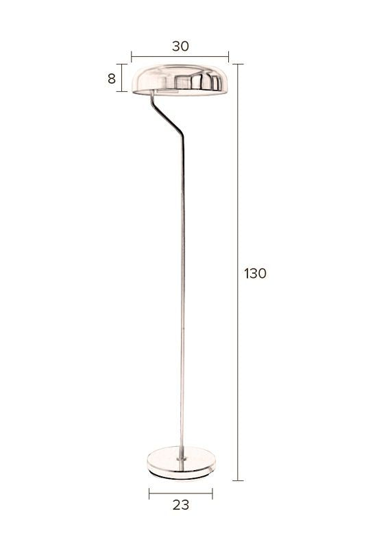 Dutchbone Eclipse Floor Lamp, Metal