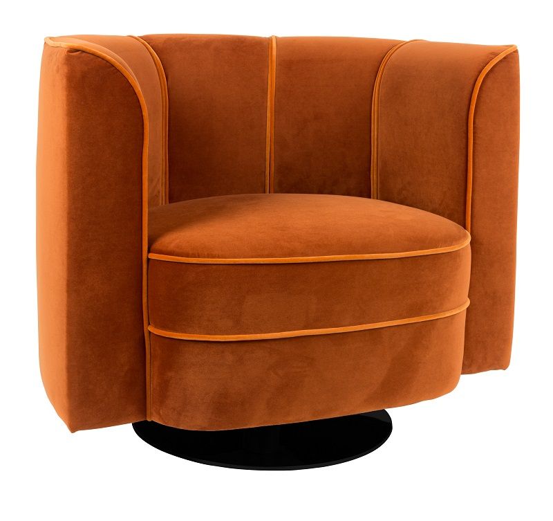 Dutchbone Flower Lounge Chair Orange