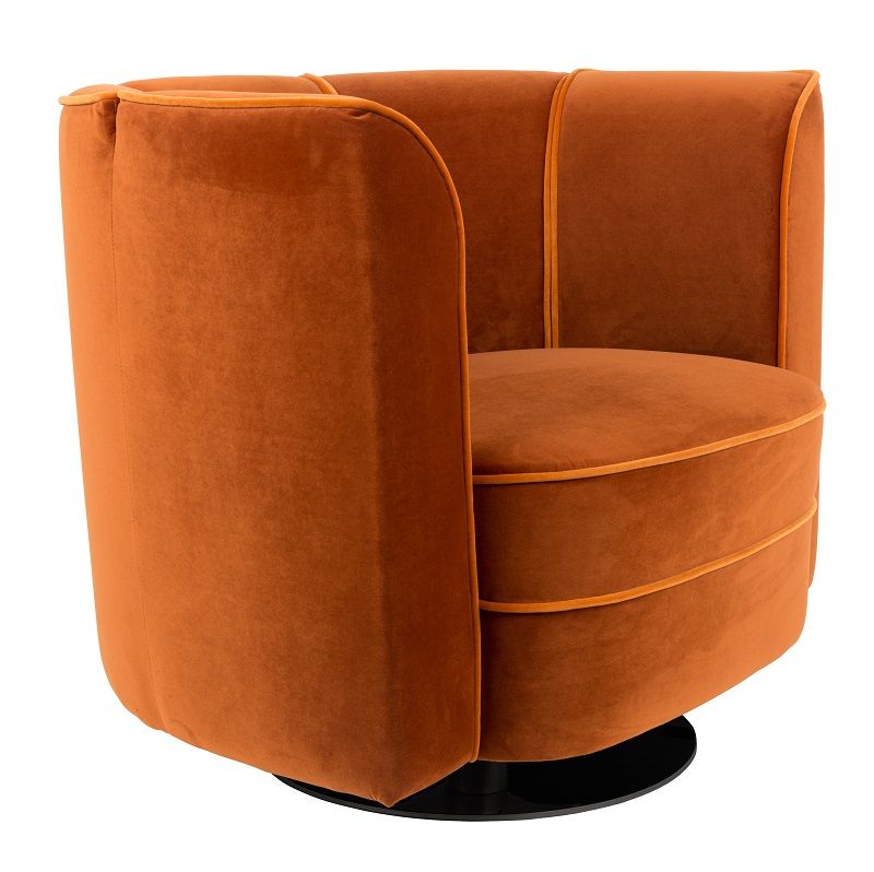 Dutchbone Flower Lounge Chair Orange