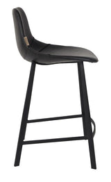 Dutchbone Franky Counterchair Black PU Leather