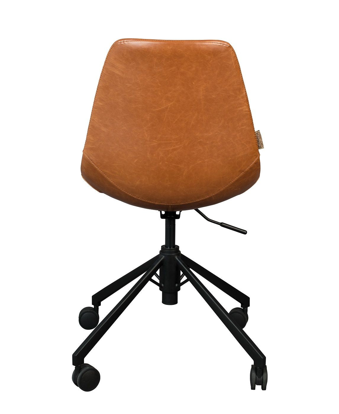 Dutchbone Franky Office chair with synthetic leather, Brown