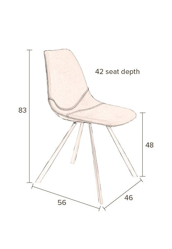 Dutchbone Franky Dining Chair, Petrol velour