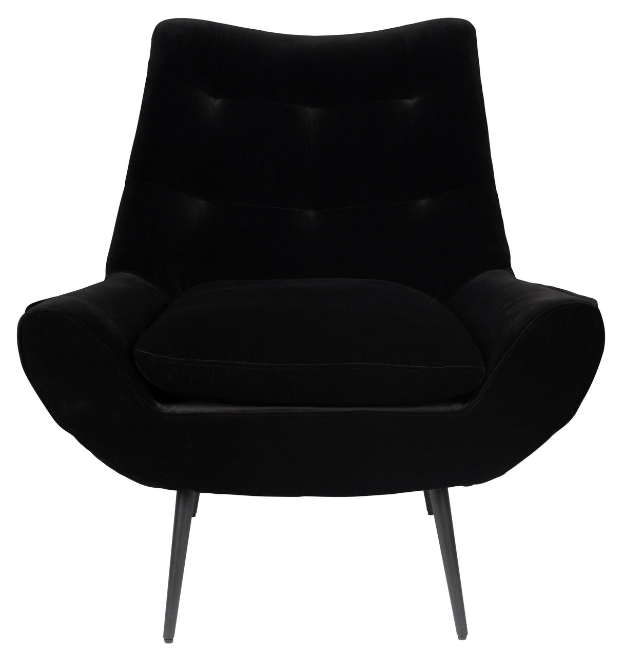 Dutchbone Glodis Lounge Chair, Nero