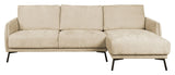 Harper Sofa with right-facing chaise longue, Beige