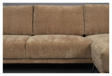 Harper Sofa with right-facing chaise longue, Camel