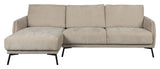 Harper Sofa with left-facing chaise longue, Beige