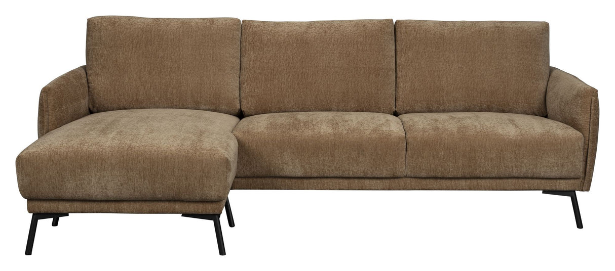 Harper Sofa with left-facing chaise longue, Camel