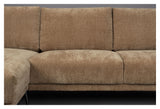 Harper Sofa with left-facing chaise longue, Camel