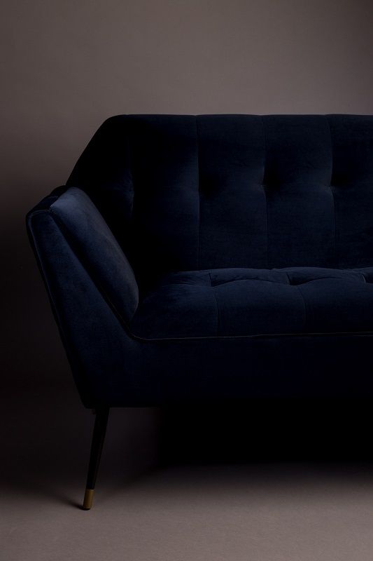 Dutchbone Kate 2-pers. Sofa, Deep blue