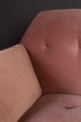 Dutchbone Kate 2-pers. Sofa Pink, Clay