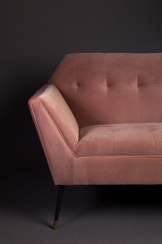 Dutchbone Kate 2-pers. Sofa Pink, Clay