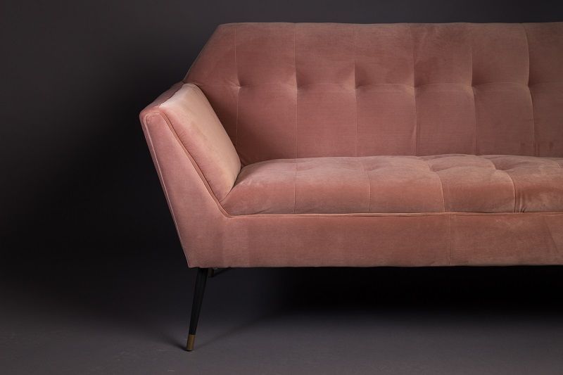 Dutchbone Kate 2-pers. Sofa Pink, Clay