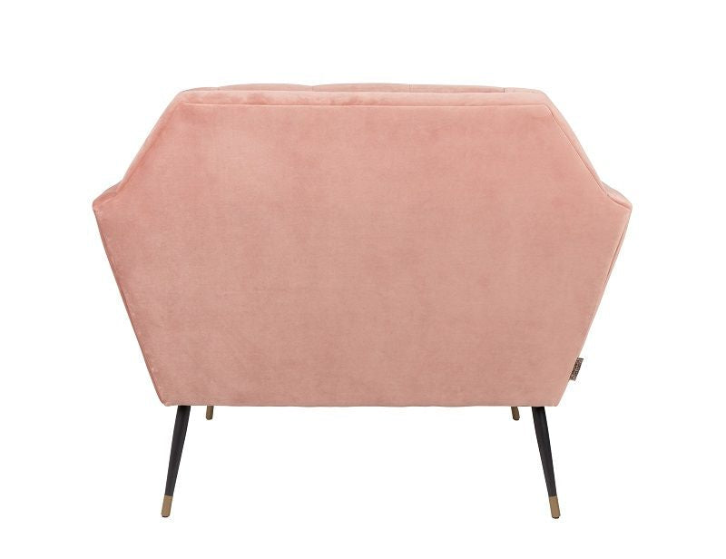 Dutchbone Kate Lounge Chair, Pink clay