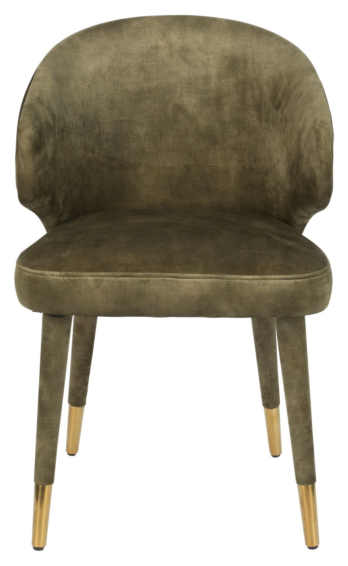 Dutchbone Lunar Dining Chair, Moss Velour