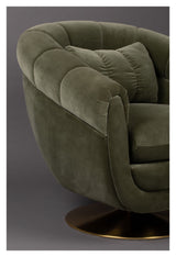 Dutchbone Member Lounge Chair - Olive