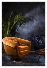 Dutchbone Member Lounge Chair - Whiskey