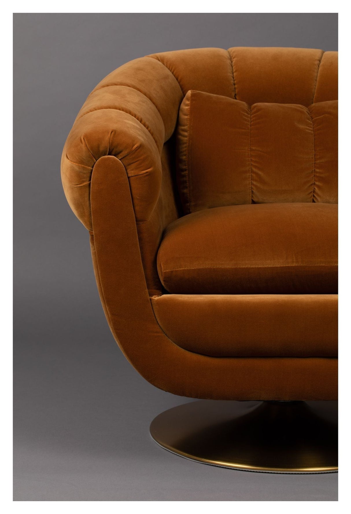 Dutchbone Member Lounge Chair - Whiskey