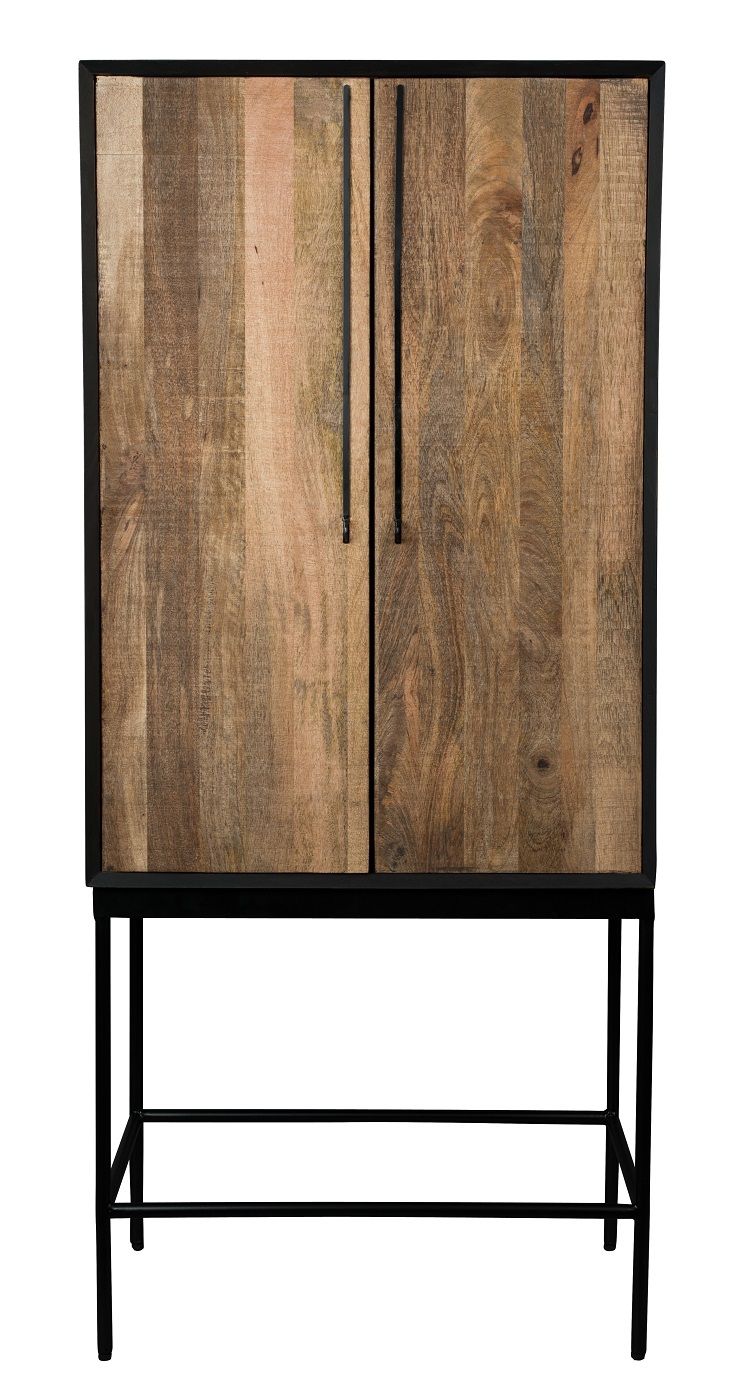 Dutchbone Nairobi Vitrine cabinet H160 Brown/Black